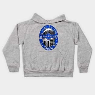 Blue Line Tattoo Decide and Succeed Kids Hoodie